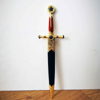 Декоративен масонски нож, снимка 2 - Подаръци за мъже - 36355556