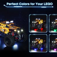 Lego 42099 Briksmax led kit за Technic 4X4 X-treme Off-Roader  версия с дистанционно управление, снимка 7 - Колекции - 41481880