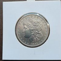 1 долар 1891 сребро Морган долар САЩ, снимка 1 - Нумизматика и бонистика - 42012192