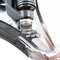 Shimano SLX FD-M677 2x10 декланшор за МТБ планински байк, 34.9mm clamp, снимка 11 - Части за велосипеди - 34544710