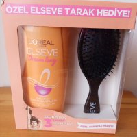Подаръчен комплект шампоан Elseve + четка за коса, снимка 4 - Комплекти и лотове - 41733594