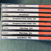 Nirvana,Bon Jovi,Satriani,Scorpions,Thin Lizzy , снимка 1 - CD дискове - 42132136