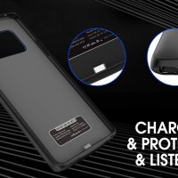 NEWDERY Кейс с Батерия 5000 mAh за Samsung Galaxy Note 9/Qi Безжично зареждане/повдигната рамка/TPU, снимка 8 - Калъфи, кейсове - 41059454