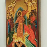 Икона Възкресение Христово ikona Vuzkresenie Hristovo, снимка 3 - Икони - 17572694