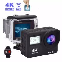 Водоустойчива спортна екшън камера 4K Ultra HD, снимка 2 - Камери - 42046517