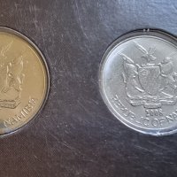 Намибия. Африка. 5,10, 50 цента. 1  и 5 долара. 5 бройки.. , снимка 10 - Нумизматика и бонистика - 44214560