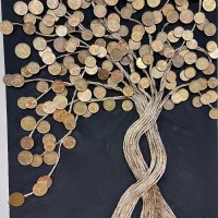 Картина ‘’Дървото на парите’’, снимка 1 - Картини - 40306653