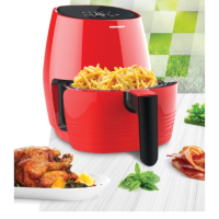 Фритюрник с горещ въздух Heinner AirFryer Nelle Digital RD HAF-1250DRD, 1250 W, Капацитет на съда 3., снимка 3 - Фритюрници - 44734433