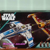 Продавам лего LEGO Star Wars 75364 - Новият републикански Е-уинг срещу старфайтъра на Шин Хати, снимка 1 - Образователни игри - 42489681