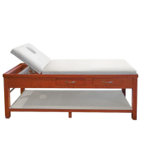 Дървено масажно/козметично легло с чекмеджета ML310, снимка 5 - Кушетки - 36216917