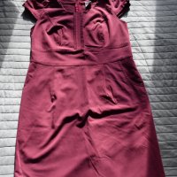 Елегантна права рокля, размер 52, снимка 1 - Рокли - 39481861