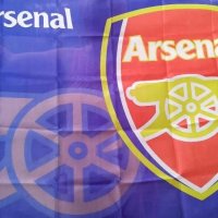 Знаме на FC Arsenal (Арсенал) с размер 90х145см, снимка 1 - Футбол - 44417247