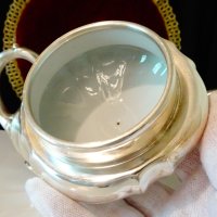 Чайник,кана WMF,посребрен порцелан,барок. , снимка 6 - Антикварни и старинни предмети - 41612080