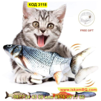 Мърдаща се рибка за котки тип играчка - КОД 3118, снимка 9 - За котки - 44823602