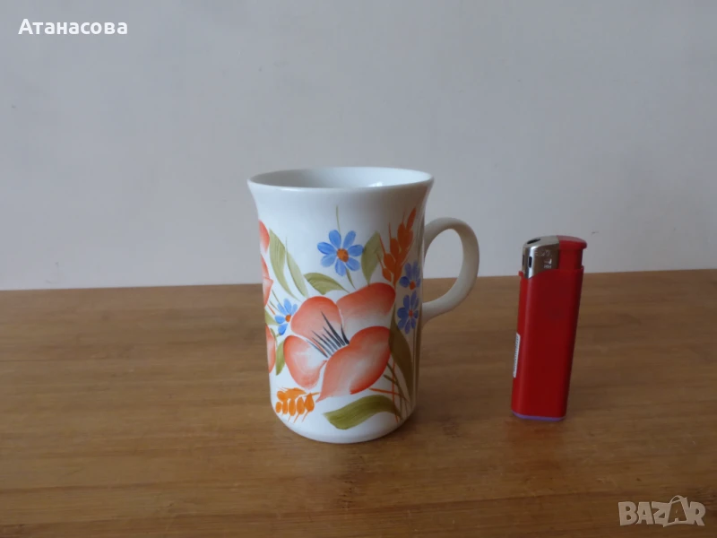 Колекционерска порцеланова чаша Коста Йорданов Видин 1980 г , снимка 1