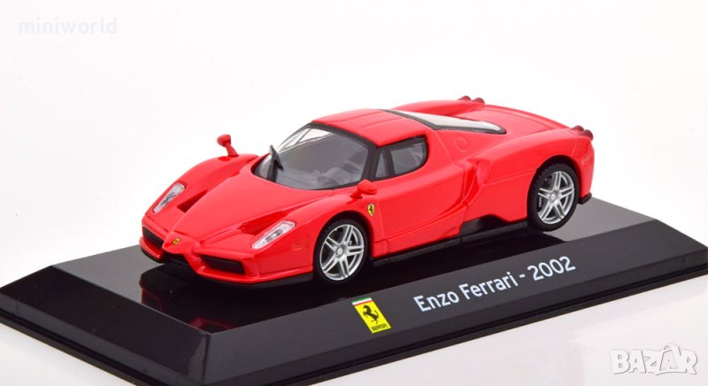 FERRARI Enzo 2002 - мащаб 1:43 на IXO/Altaya моделът е нов в PVC дисплей-кейс, снимка 1