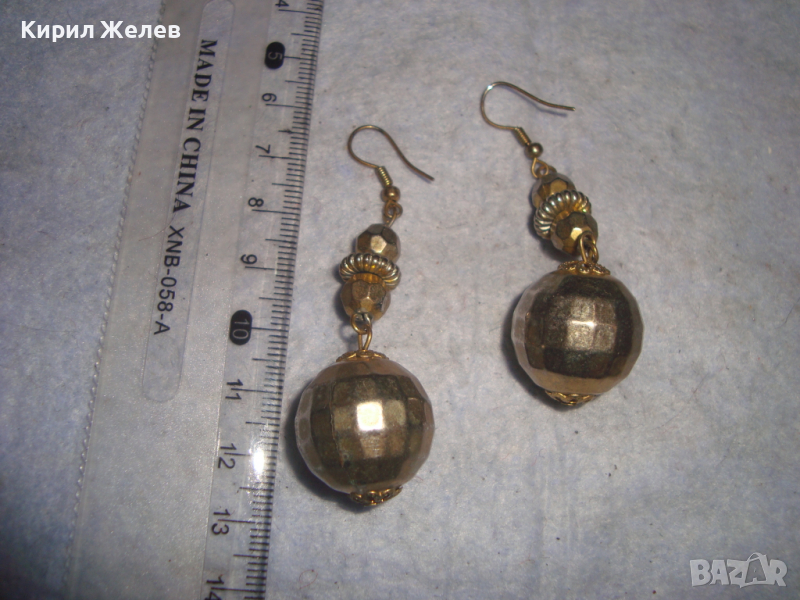 ЗЛАТИСТИ СТИЛНИ РЕТРО АРТ ДЕКО СТАРИ ОБЕЦИ 20814, снимка 1