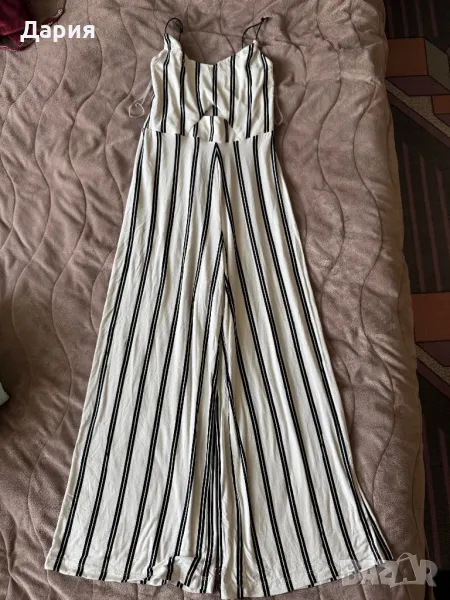 Детски летен гащеризон с райе, снимка 1