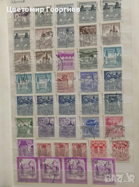 Австрия 87 бр марки.  К.1, снимка 1