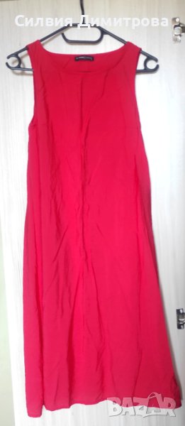 Дамска червена рокля за плаж размер 36, снимка 1