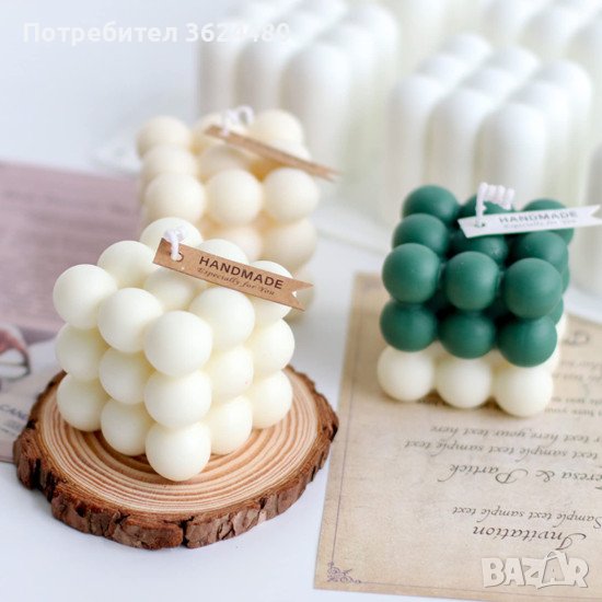 Силиконова форма за свещ, снимка 1