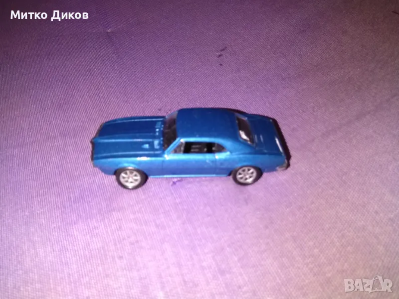 Метална количка колекционерска Pontiac Firebird 1967 Welly 1:34, снимка 1