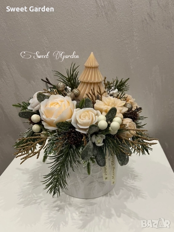 Стилни аранжировки от ароматни сапунени цветя, снимка 1