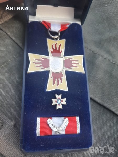 Пожарна, медал орден, снимка 1