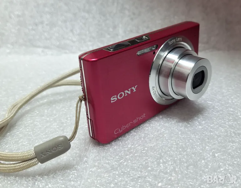 ПОРЪЧАН! Цифров фотоапарат SONY Cyber ​​Shot розов DSC-W610 14.1MP, 4x увеличение, снимка 1