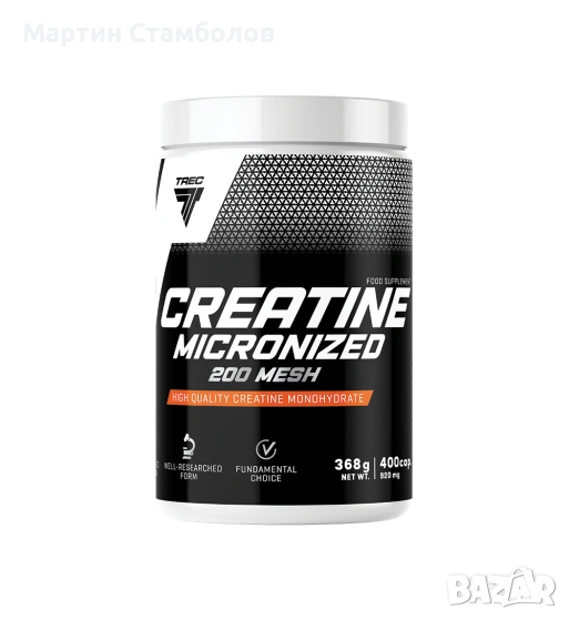 Trec Nutrition Creatine Micronized 200 Mesh | 400 капсули, снимка 1