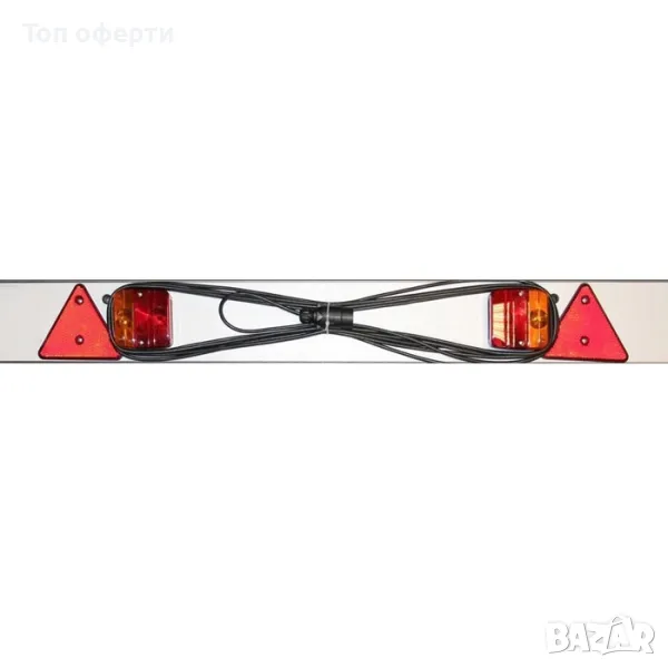 Заден борд за ремарке 83163139 Е-марк метален 122см, снимка 1