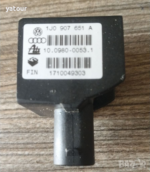 Рециклиране на ESP датчик 1J0 907 651a vw / seat / audi / skoda, снимка 1