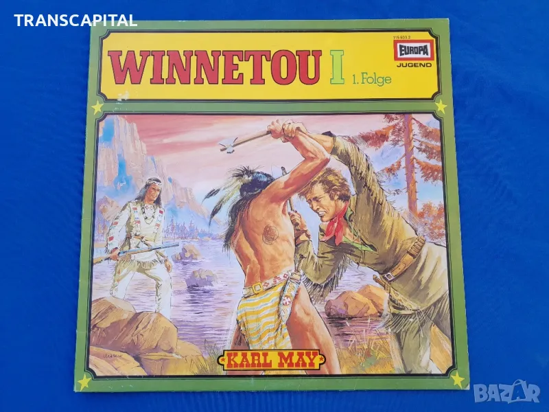 Винету,  плоча  на  немски  език , снимка 1