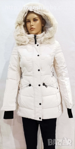 Дамско яке код 28 - екрю, снимка 1