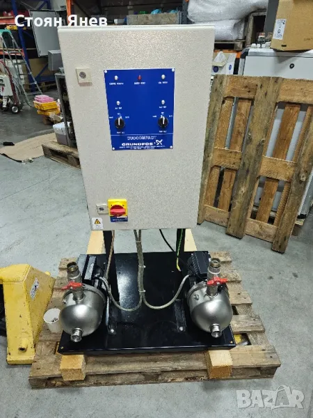 Помпена група ,помпа Grundfos CHI4-50 - 9m3/h, снимка 1