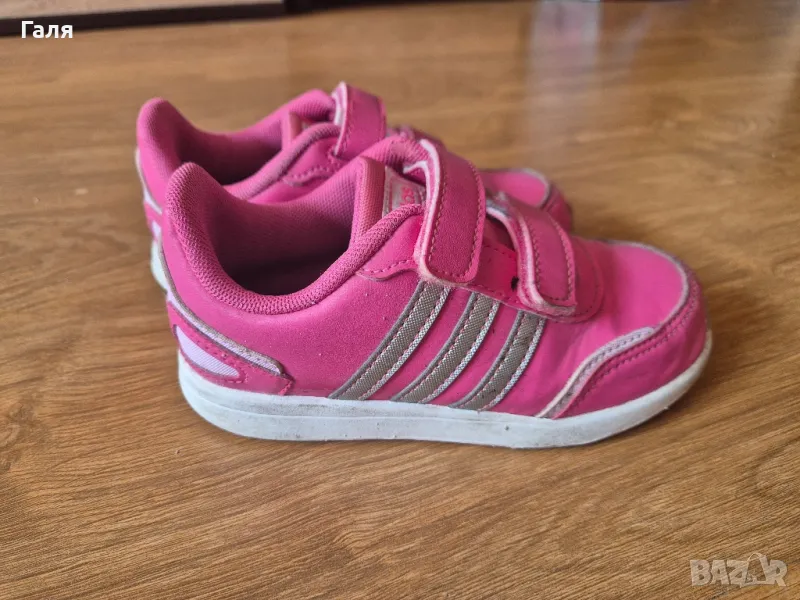 Кожени детски маратонки Адидас, снимка 1