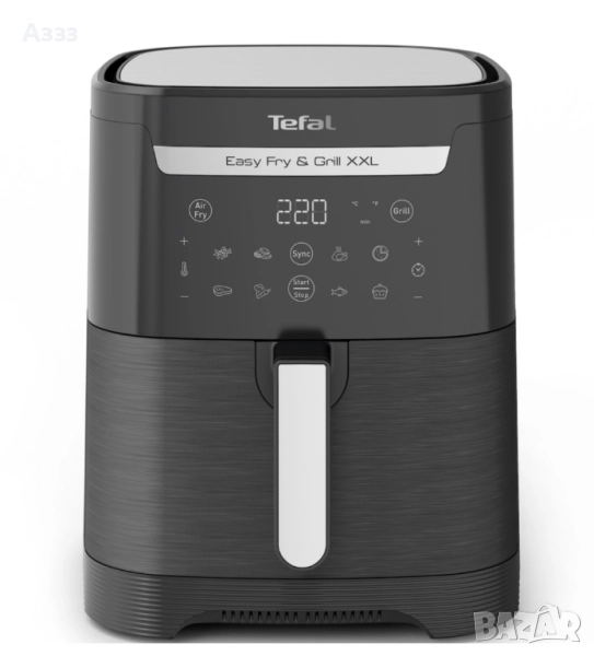 Фритюрник с горещ въздух Tefal EasyFry & Grill XXL EY801815, 1830W, Вграден грил, 8 програми,6,5л, снимка 1
