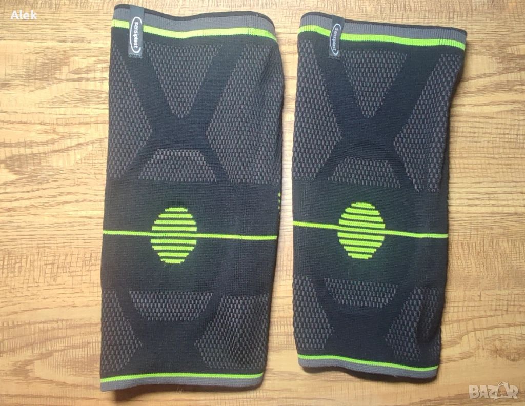 Стабилизиращи наколенки с гъвкави метални пластини – чифт, снимка 1