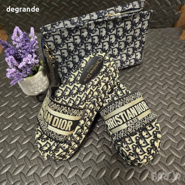 Dior уникални дамски чехли, снимка 1