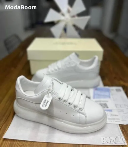 Alexander McQueen бели мъжки маратонки , снимка 1