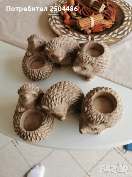 Таралежчета свещници, снимка 1