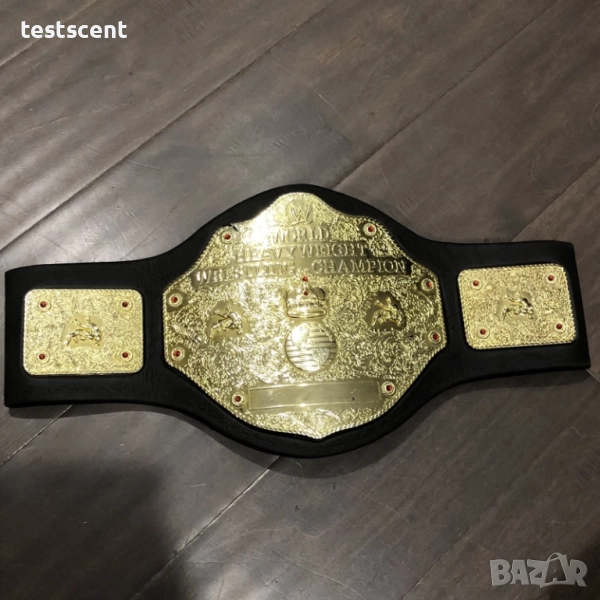 Шампионски пояс WWE World Heavyweight Championship световната титла в кеча Mattel детски belt колан, снимка 1