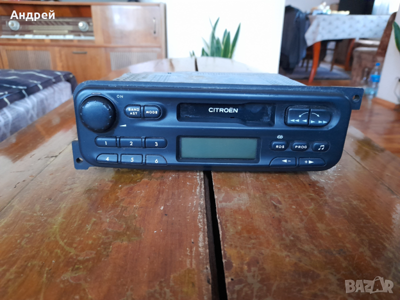 Стар авто радиокасетофон Citroen, снимка 1