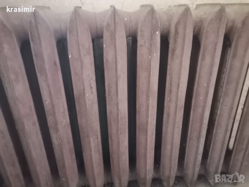 Чисто нов чугунен неизползван радиатор за парно 10 ребра, снимка 1