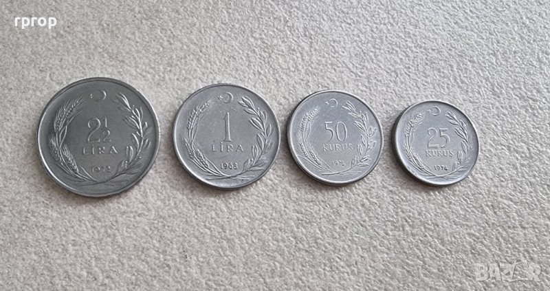 Монети . Турция . Турски лири .4бр., снимка 1