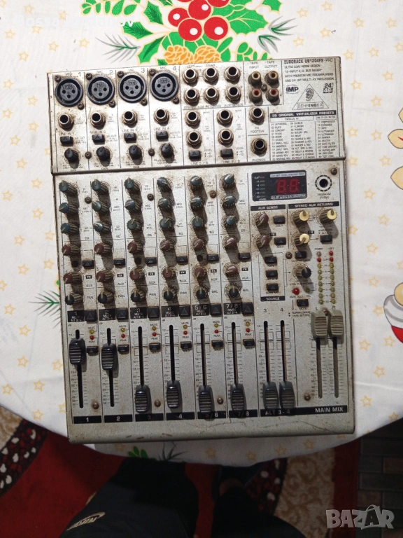 Колони 15 инча с миксер и стъпало, снимка 1