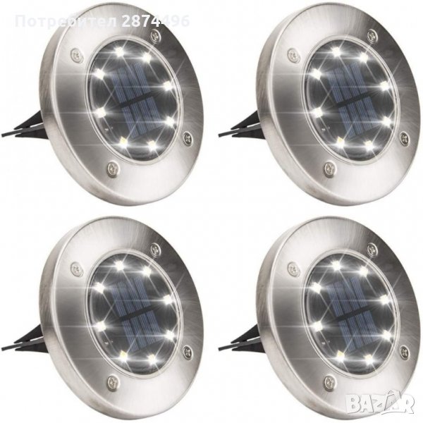 3252 Градински соларни лампи със стойка, снимка 1