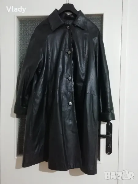 Дамско манто, естествена кожа, размер М, снимка 1