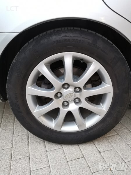 Hyundai / Kia - 4бр ориг. джанти 17 цола с гуми  235/55 r17, снимка 1