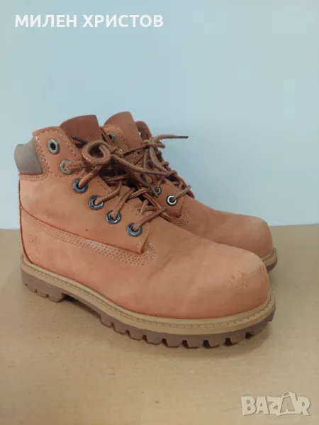 Timberland- Оригинални детски велурени боти-№30, снимка 1